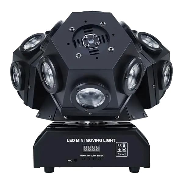 Tre-hoved roterende moving head lys, 180W effekt, DMX kontrol,Stråle Laser