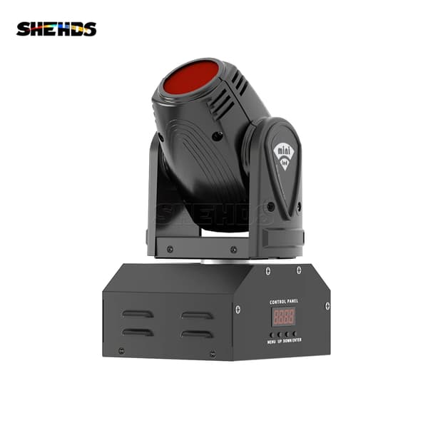 Mini LED Scene Lys, 10W RGBW, DMX Scene Lys,EU stik, LED 10W Stråle Sort