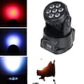 Miniatyrbillede 1 af 2: 7x10W RGBW, 9/14 DMX-kanaler, justerbar blinkfrekvens,Sort