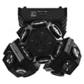Miniatyrbillede 2 af 2: Moving Head Light, 180W Effekt, 4-i-1 LED Farver,sort