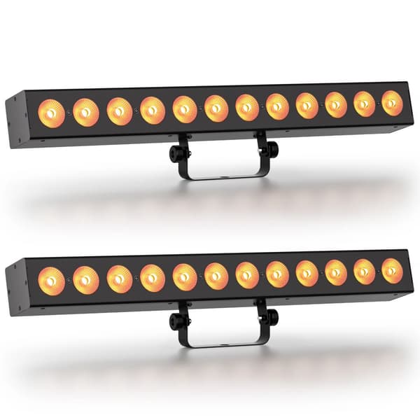 Scenebelysningseffekt, 12 RGBWA+UV LED'er, Alsidige dynamiske effekter,2PCS, EU stik
