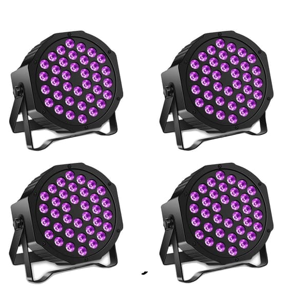 UV Stage Par Light, 36 LED-lamppua, DMX-ohjaus,Eu plug in Finnish is "Eu-plugi", ZQ01103