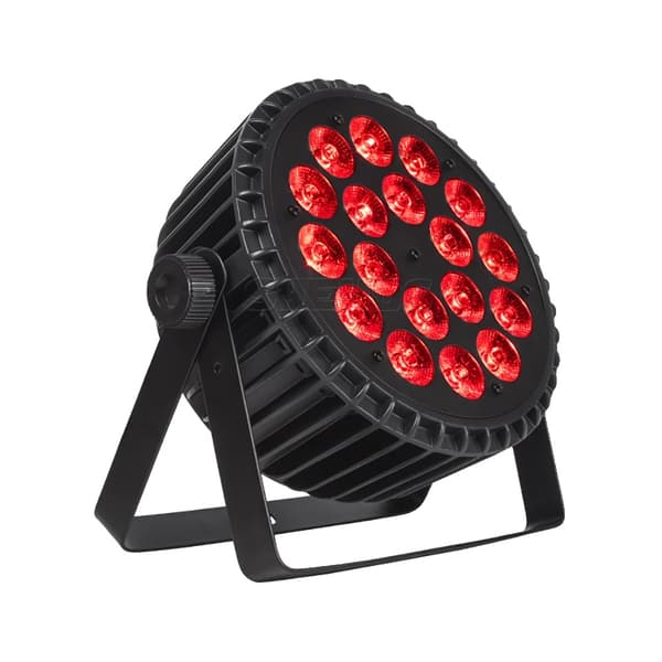 LED Scene Lys, DMX Kontrol, 40-Graders Strålevinkel,4 stk 18x18W, EU stik