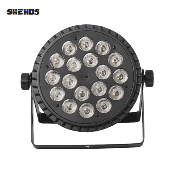 LED Scene Lys, DMX Kontrol, 40-Graders Strålevinkel,4 stk 18x12W, EU stik