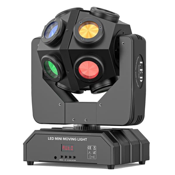 LED Moving Head Light, 200W Effekt, DMX512 Kontrol,ZQ02096, EU stik