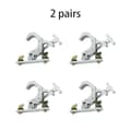 Miniatyrbillede 2 af 2: Aluminium Fold Clamp Hooks, DMX Stage Light Stil,2 par