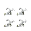 Miniatyrbillede 1 af 2: Aluminium Fold Clamp Hooks, DMX Stage Light Stil,2 par