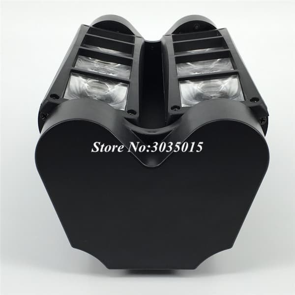 Mini LED Moving Head Light, RGBW farvemuligheder, DMX 512 kontrol, 80W effekt