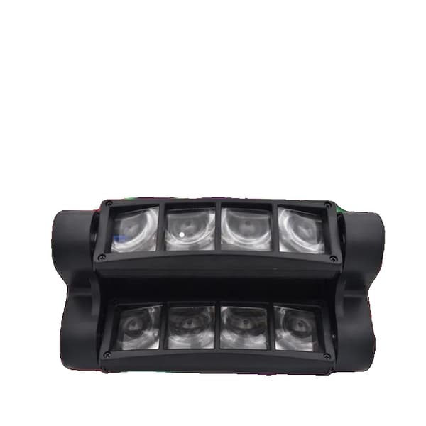 Mini LED Moving Head Light, RGBW farvemuligheder, DMX 512 kontrol, 80W effekt