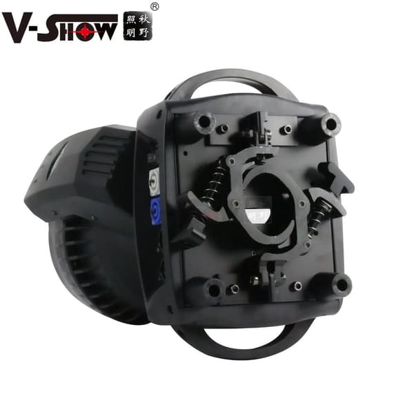 Rörlig huvudlampa, 250W effekt, RGBW 4i1 LED-lampor,Med vikning, EU-kontakt