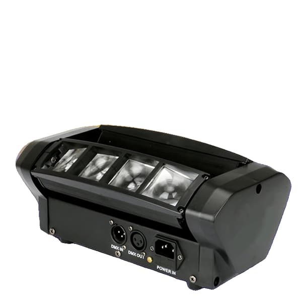 RGBW LED Moving Head Light, 80W Effekt, DMX Kontrol,Mini Spider