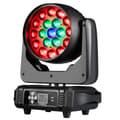 Miniatyrbillede 1 af 2: LED Moving Head Light, 19x15W RGBW Udgivelse, 10-60 Grad Zoom,1stk pris, EU stik