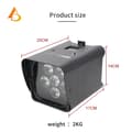Miniatyrbillede 2 af 2: DMX Stage Light, 108W Effekt, 16,7 Millioner Farver,et lys, EU stik