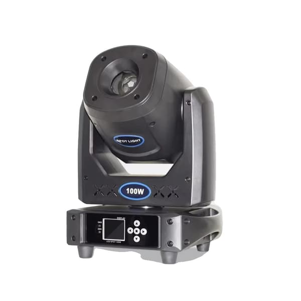 LED Moving Head Light, 100W Høj Effekt, 15 DMX Kanaler,EU Stik, 1stk G100