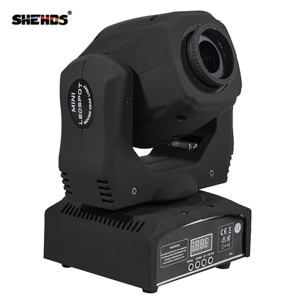 LED Moving Head Light, 60W Effekt, DMX Kontrol,1 stk Spot 60W, EU-stik