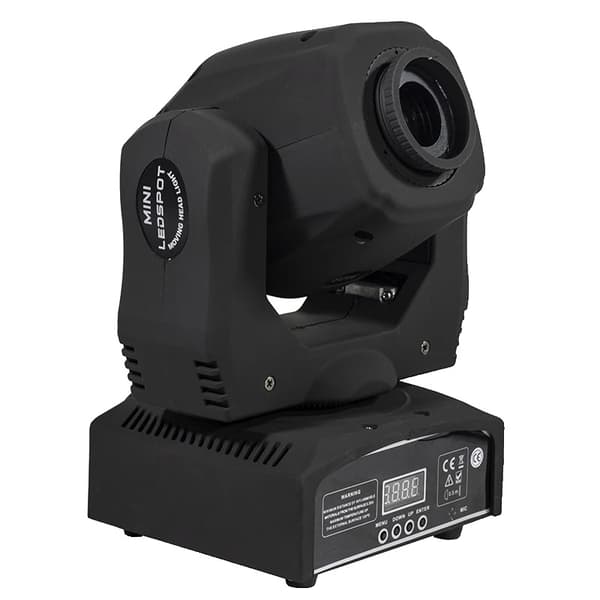 LED Moving Head Light, 60W Effekt, DMX Kontrol,1 stk Spot 60W, EU-stik