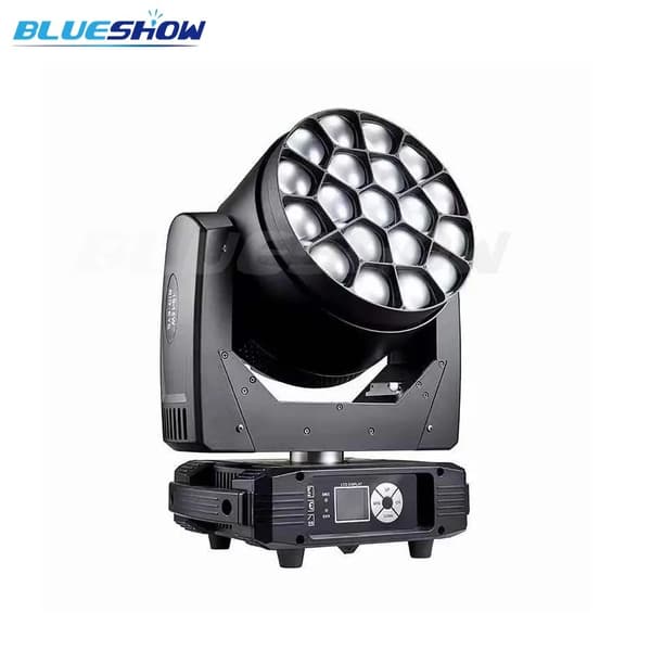 LED Rörligt Huvudljus, 19x40W Hög Ljusstyrka, 540° Horisontell Skanning, DMX Kontroll,1 Ljus