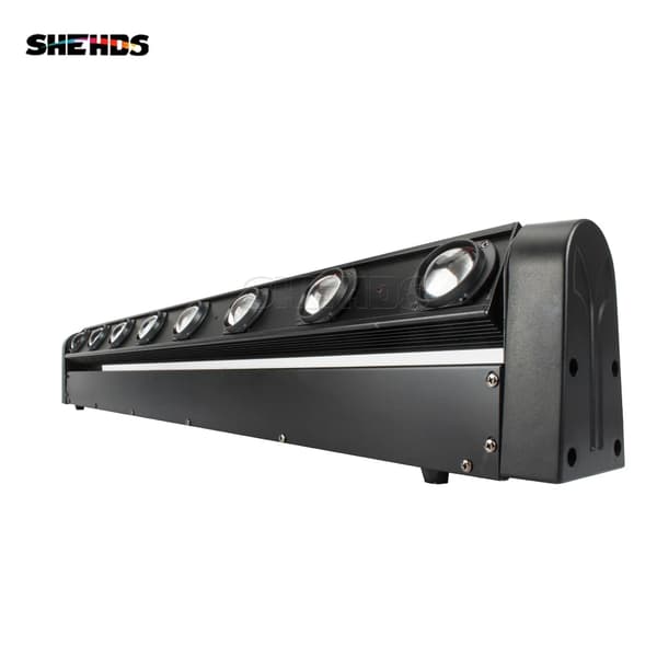 SHEHDS LED Strålkastarljus, 8x12W RGBW Belysning, 180° Tiltfunktion,1st 8x12w, EU