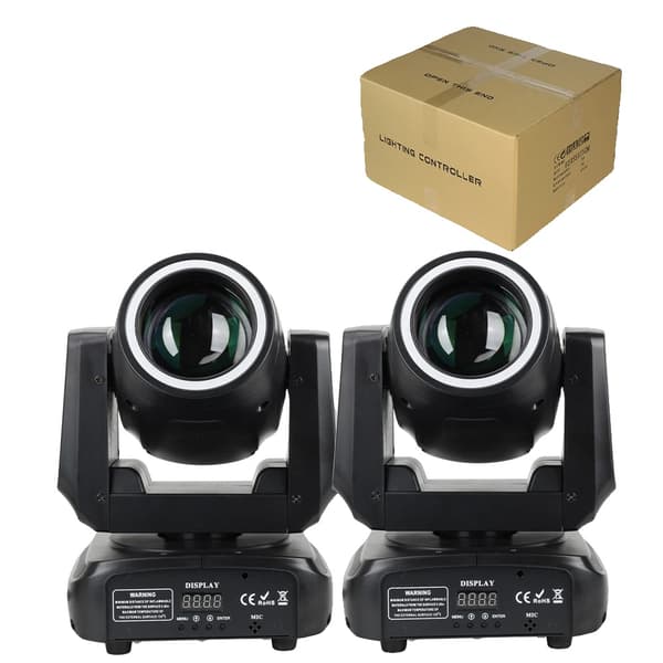 Mini DJ Stage Light, 150W LED Effekt, 7+1 Farver,EU-stik, 2 stk. karton