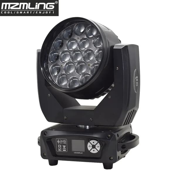 Bevægelseslys til scene, 19x15W RGBW LED, 280W effekt,NE298