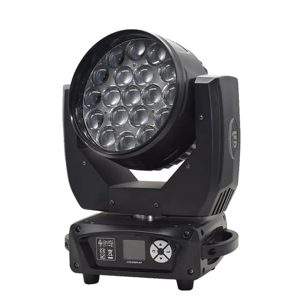 Bevægelseslys til scene, 19x15W RGBW LED, 280W effekt,NE298