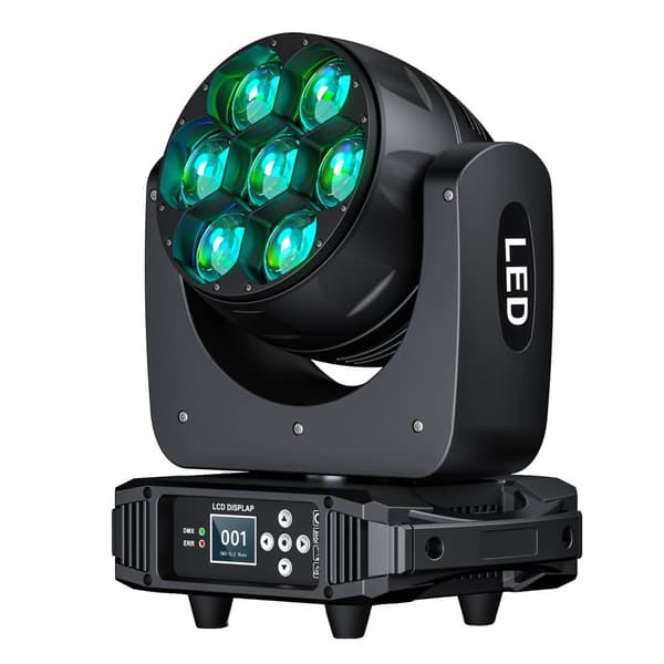 Bevægelseshovedlys, DMX-kontrol, 90-240V spænding, 300-350W effekt,ZQ02272, EU stik