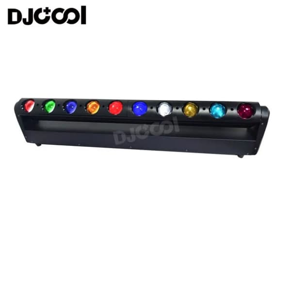 LED Rörligt Huvudljus, 10x40W Effekt, DMX512 Kontroll,1 Ljus