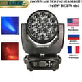 Miniatyrbild 2 av 2: Zoom Wash Moving Head Light, 19x15W Effekt, Justerbar Strålvinkel,1 Ljus