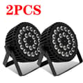 Miniatyrbillede 2 af 2: LED Scene Belysning, RGBWA+UV 6i1, 6/10 DMX Kontrol Kanal,EU-stik, 2STK