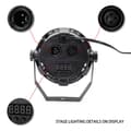 Miniatyrbillede 3 af 4: COB UV Par Lygter, DMX512 Kontrol, 16W Scene Belysning,EU-stik