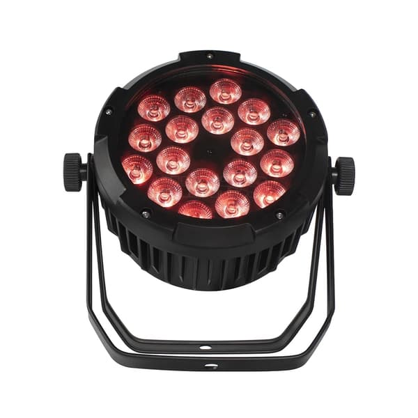 LED Scene Lys, 7/11 DMX Kanaler, RGBWA UV 6i1 Blanding af Farver,EU stik, 18x18 vandtæt