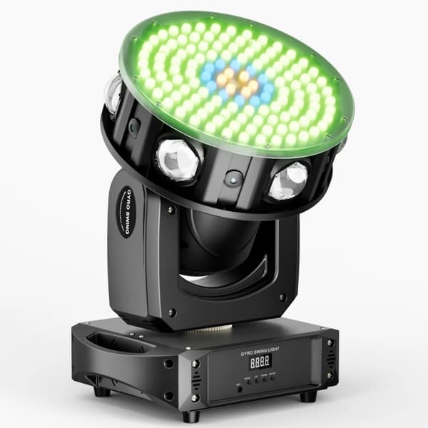 Beam Moving Head Light, 200W Effekt, Dynamisk XYZ Bevægelse,ZQ02355, EU-stik