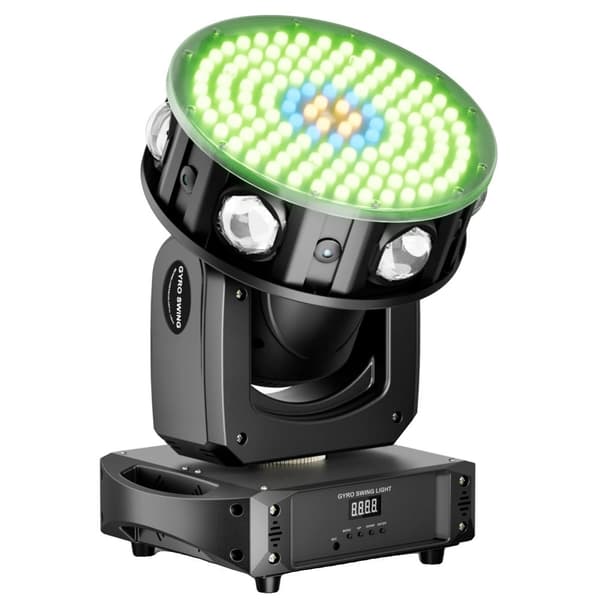 Beam Moving Head Light, 200W Effekt, Dynamisk XYZ Bevægelse,ZQ02355, EU-stik