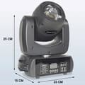 Miniatyrbillede 2 af 4: Bevægelseslys LED Beam, 100W effekt, 7 farver og effekter,EU-stik