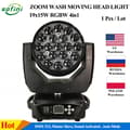 Miniatyrbillede 2 af 2: Bevægelseshoved LED Wash Light, 19x15W RGBW, DMX Kontrol,1 Lys
