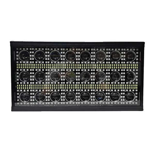Lavamatriisi Valo, 24 kpl 10W LED-valoja, DMX512 Ohjaus,1 valo