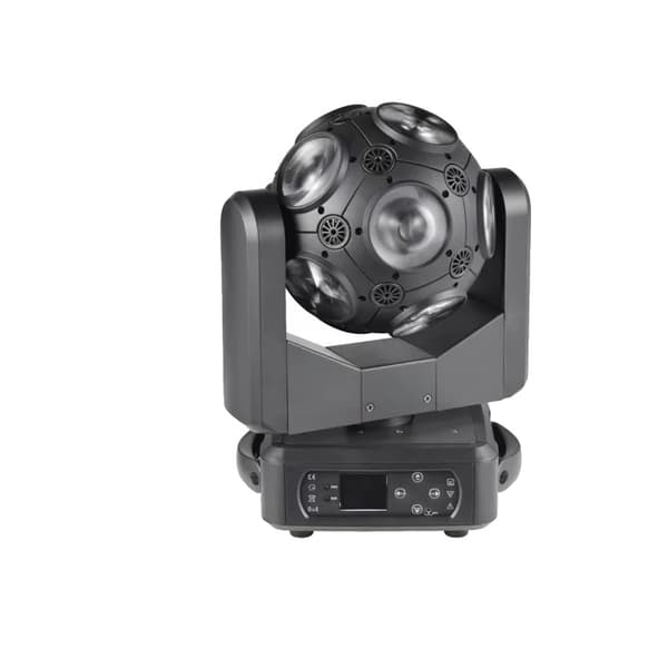 Bevægelseslys, 12x20W RGBW LED'er, DMX512 kontrol,1 Lys kun