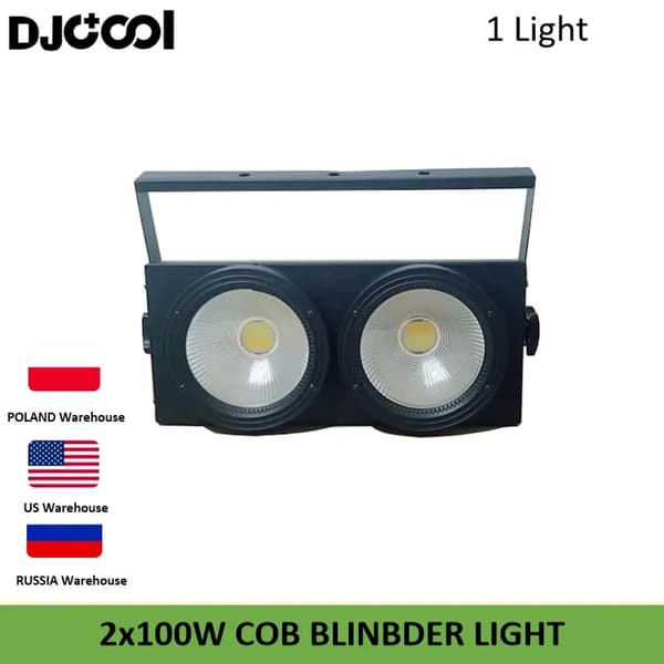 200W COB Blinder Lys, Dual 100W Perler, Kolde og Varme Hvide Muligheder,1 Lys