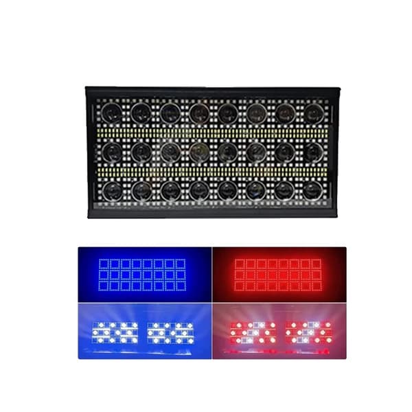 LED Åskgardinsbelysning, 200W Effekt, 24 LED-perlor,1 Ljus