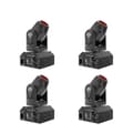 Miniatyrbillede 1 af 2: Mini Beam Moving Head Light, 10W Effekt, 3000Lux Lysstyrke,10W Stråle Flytteligt Hoved, EU-stik