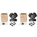 Miniatyrbillede 1 af 2: LED Moving Head Light, 140W Effekt, 8x12W RGBW Stråle, Ubegrænset Pan og Tilt,EU-stik, 2STK Lygter
