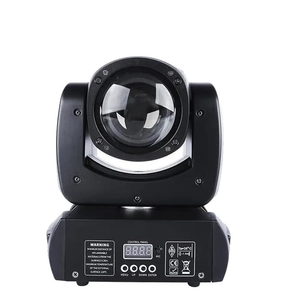 Mini LED Moving Head Light, Dynamiske Farvemuligheder, Alsidige Belysningsindstillinger,1PC 120W Lys, 220V EU-stik