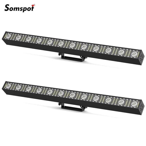 Somspot RGB Beam Wall Washer Light, 150W Effekt, 6° Strålevinkel,2PCS, EU stik