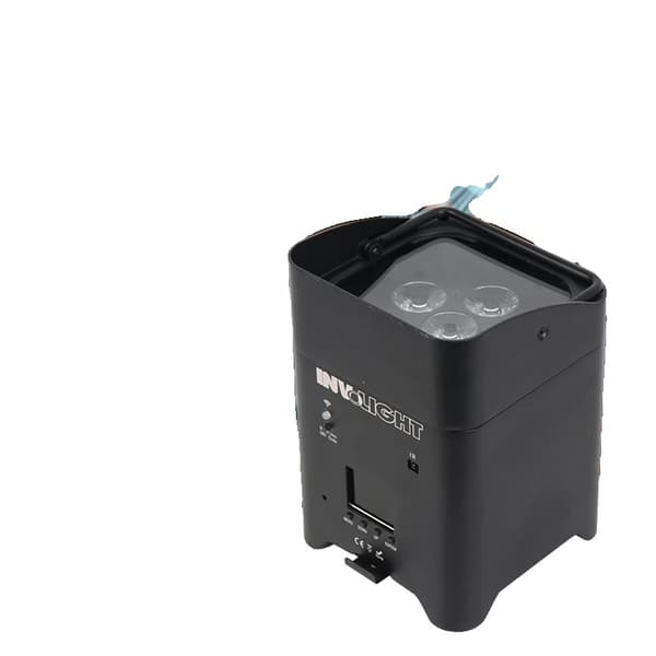 Trådløs Fjernbetjening LED Par, 6x18W RGBWA+UV, Multi-Kontroltilstande,6x18w Sort, EU stik