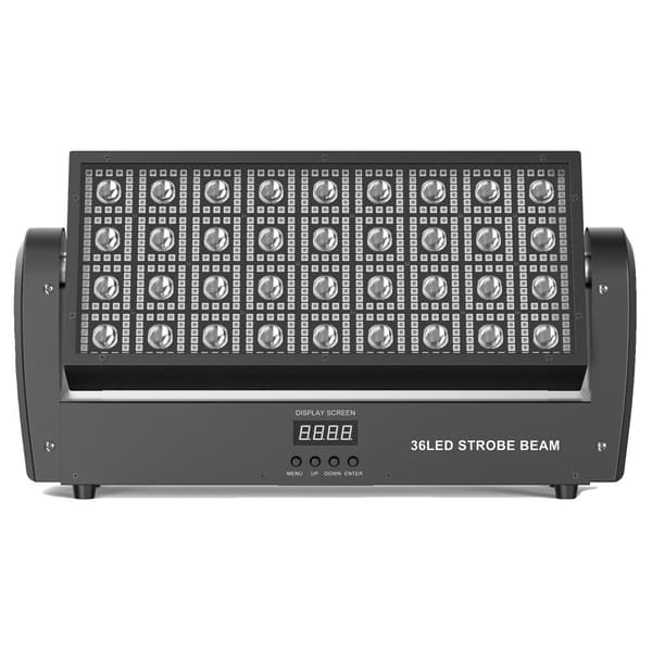 200W LED RGB Strobovalo, Monipuoliset Sisäänrakennetut Ohjelmat, Elävät Värisekoitukset,musta, EU-plugi