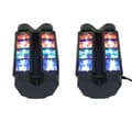 Pikkukuva 1 / 4: Mini LED Spider -valaisin, 8 x 10W RGBW LEDiä, Äänitoimintatila, DMX512-ohjaus