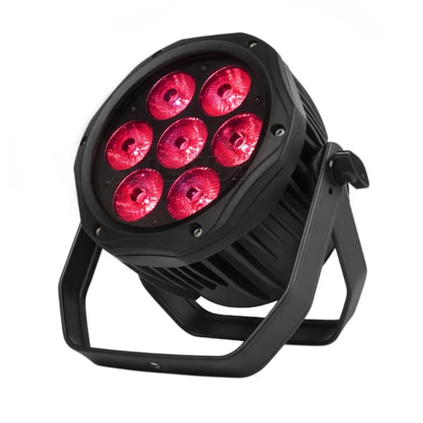 LED Scene Lys, 7/11 DMX Kanaler, RGBWA UV 6i1 Blanding af Farver,EU stik, 7x18 vandtæt