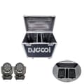 Miniatyrbillede 1 af 2: LED Wash Zoom Moving Head Light, 300W Effekt, DMX512 Kontrol,1 Flightcase