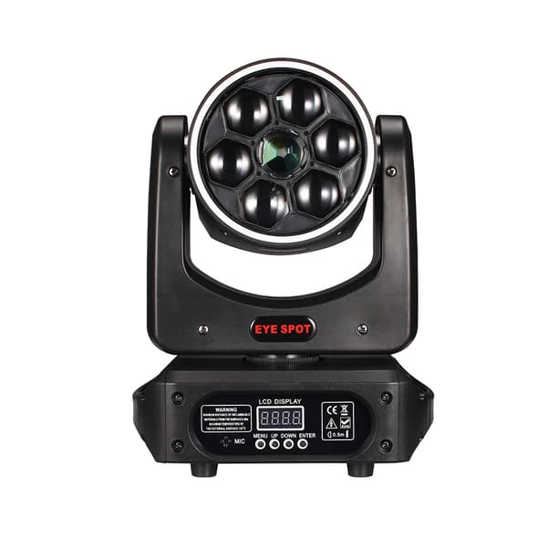 LED Bee Eye Spot Beam Lys, 200W Effekt, 540° Pan Vinkel, 180° Tilt Vinkel,1stk i karton, EU stik
