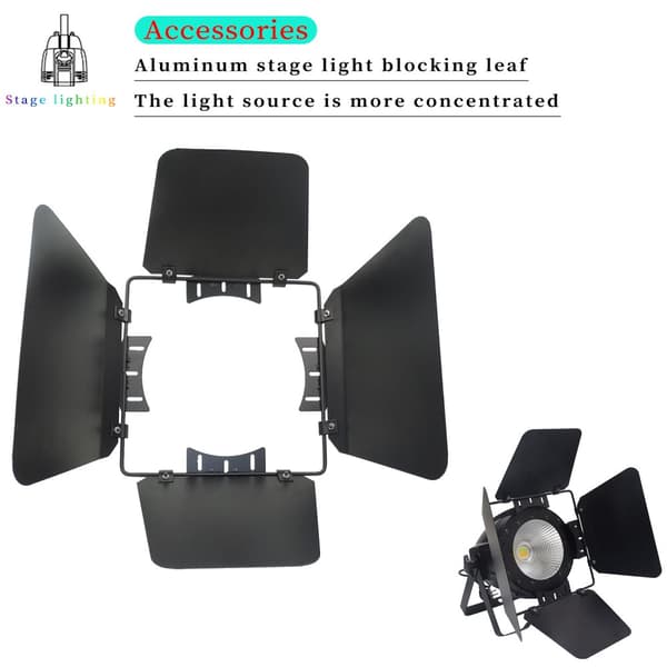 Alumiininen tallinoven stage-valon ohjauslaite, DMX-tyyppinen, sopii 100W/200W COB Par -valoille,Lautaportti
